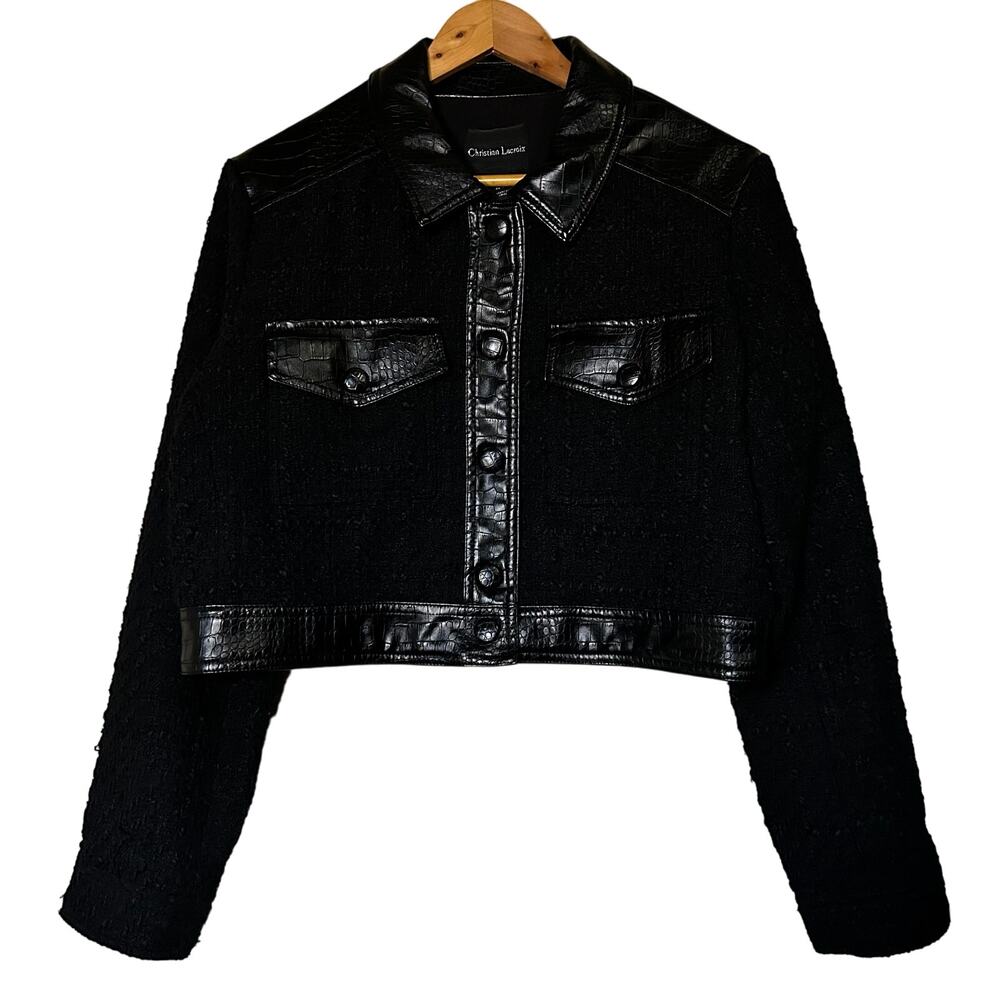 Christian Lacroix Black Cropped Jacket